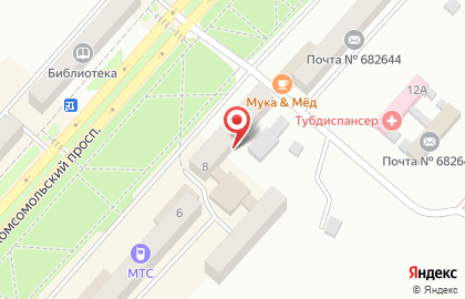 Книжный магазин на Комсомольском проспекте, 8 на карте
