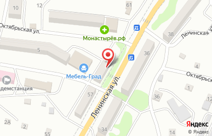 Магазин Ивушка на Ленинской улице на карте
