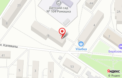 Детская библиотека №15 в Петрозаводске на карте