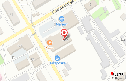 Газпромбанк, АО на Советской улице на карте