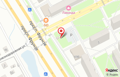 Городские цветы в Фрунзенском районе на карте