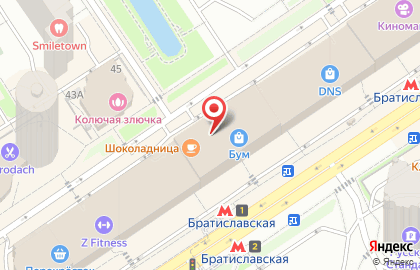 McDonald's на Братиславской (ул Перерва) на карте