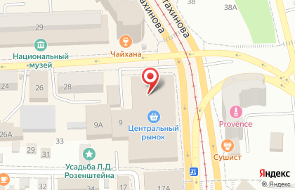 Продуктовый магазин Барис-Трейд в Советском районе на карте