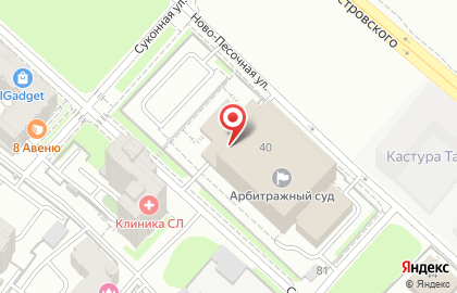 Арбитражный суд Республики Татарстан на Ново-Песочной улице на карте