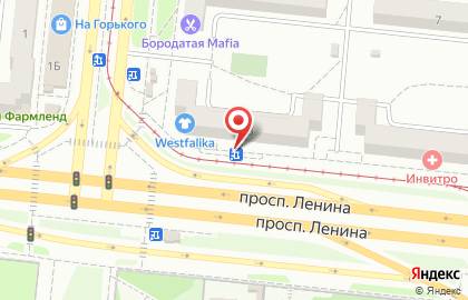 Вестфалика на проспекте Ленина на карте