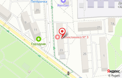 Поликлиника Химкинская областная больница на улице Кирова на карте