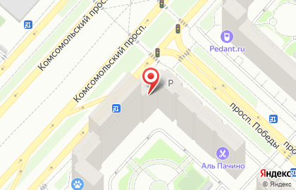 Бюро переводов Capital Point на Комсомольском проспекте на карте