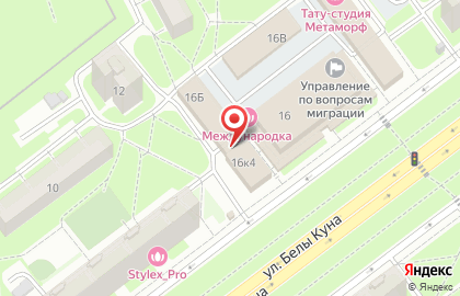 Салон оптики Алар в Фрунзенском районе на карте
