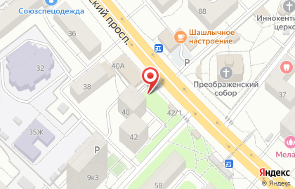 Киоск печатной продукции Поставщикъ в Октябрьском проезде на карте
