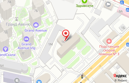 Волгоградский филиал Банкомат, КБ Петрокоммерц на улице Маршала Рокоссовского, 1к на карте