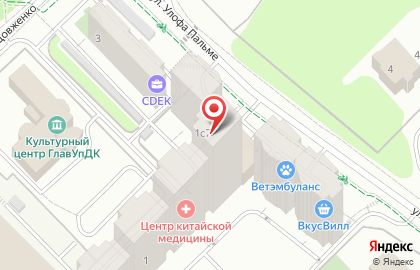 Компания по строительству церквей Главболгарстрой на улице Улофа Пальме на карте