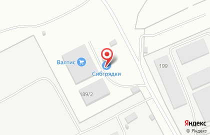 Торговая компания Сибгрядки.рф в Октябрьском районе на карте