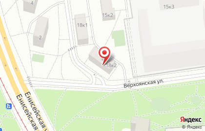 МЕДИОН на Верхоянской улице на карте