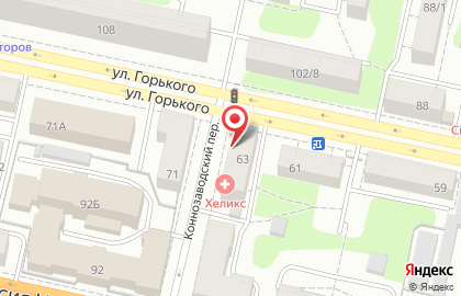 Магазин корейской косметики Becare на улице Горького на карте