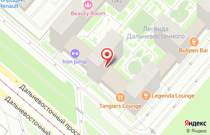 Дворец обручальных колец на Дальневосточном проспекте на карте