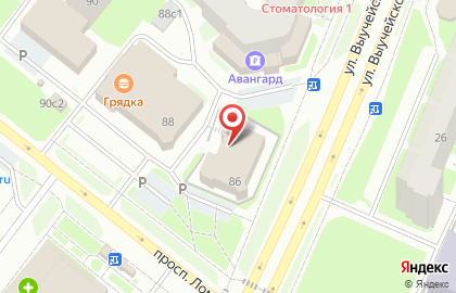 Банкомат ФондСервисБанк на проспекте Ломоносова на карте