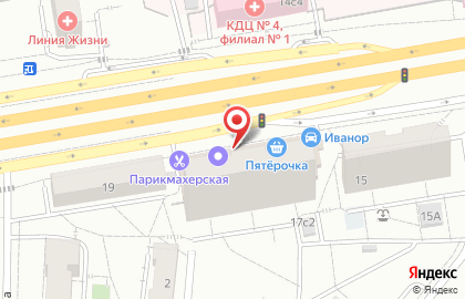Магазин одежды Ивановский текстиль на Можайском шоссе на карте