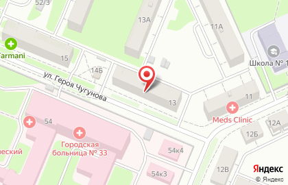 Интернет-магазин Лабиринт на улице Героя Чугунова на карте