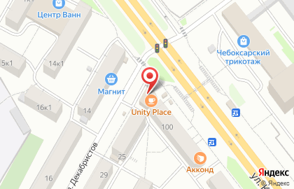 Центр киберспорта Strike Arena в Чебоксарах на карте