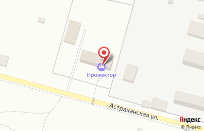 Гостиница Прожектор на карте