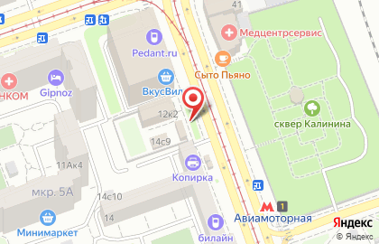 Бистро в Москве на карте