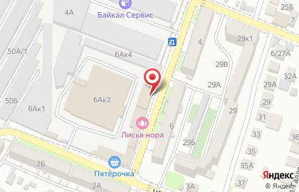 Мебельный салон Виват в Астрахани на карте
