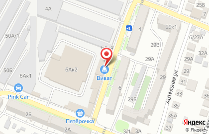 Мебельный салон Трия в Астрахани на карте