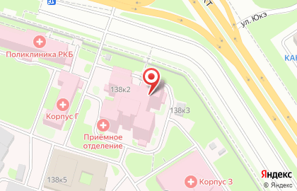 Республиканская клиническая больница на улице Оренбургский Тракт, 138Б на карте
