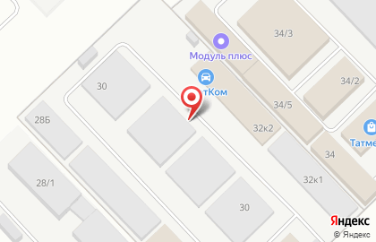 Служба доставки Курьер Сервис Экспресс в Набережных Челнах на карте