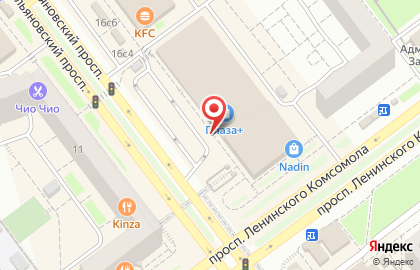 Продовольственный магазин Пестречинка на проспекте Ленинского Комсомола на карте