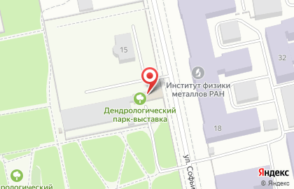 Дендрологический парк-выставка на Первомайской улице на карте