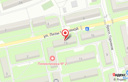 Магазин продуктов в Белгороде на карте
