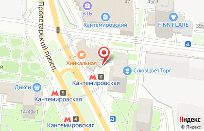 Шаурменная на Пролетарском проспекте на карте