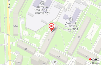 Адель на улице Неделина на карте