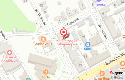 Главное бюро медико-социальной экспертизы по Владимирской области на улице Герцена на карте