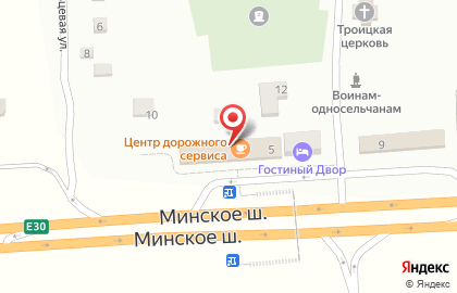Продуктовый магазин в Смоленске на карте