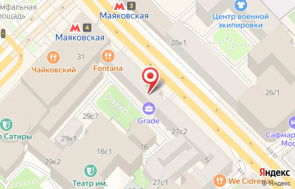 Салон красоты Cesare Ponti на Тверской улице на карте