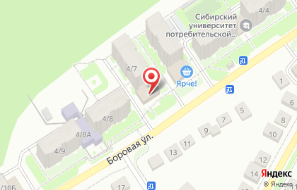 Мировые судьи г. Бердска на Боровой улице на карте