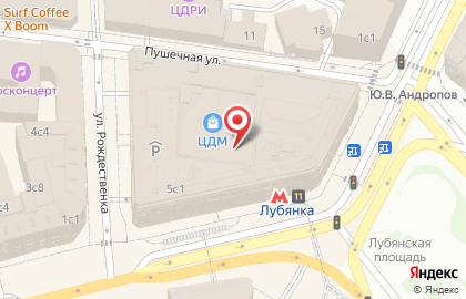 Ресторан Bros Burritos в Театральном проезде на карте