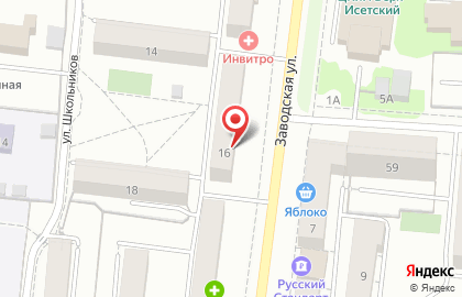 Образовательный центр Yes на Заводской улице на карте