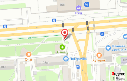 Терминал по пополнению транспортных карт в Советском округе на карте