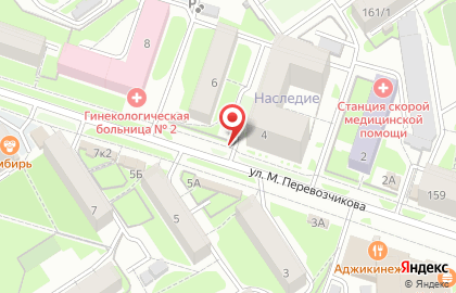 Киоск по продаже кондитерских изделий на улице Михаила Перевозчикова на карте