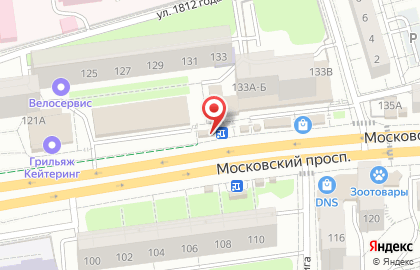 Магазин молочной продукции Молоко на Московском проспекте, 123в на карте