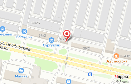 Магазин автозапчастей в Сургуте на карте