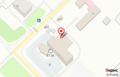 Банкомат Райффайзенбанк, АО, представительство в г. Якутске на улице Петра Алексеева, 76 на карте