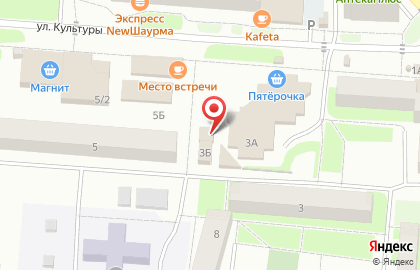 Магазин и киоск по продаже молочных изделий Точно молочно! на улице Культуры на карте