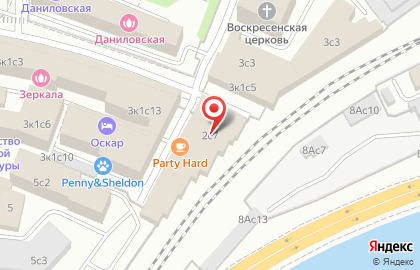 Prime Cafe в Даниловском районе на карте