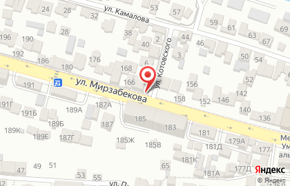 Продуктовый магазин в Махачкале на карте