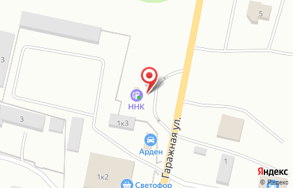 АЗС НК Альянс на Гаражной улице на карте