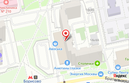 Новая Парикмахерская на улице Борисовские Пруды на карте